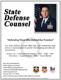 Texas State Defense Counsel Poster